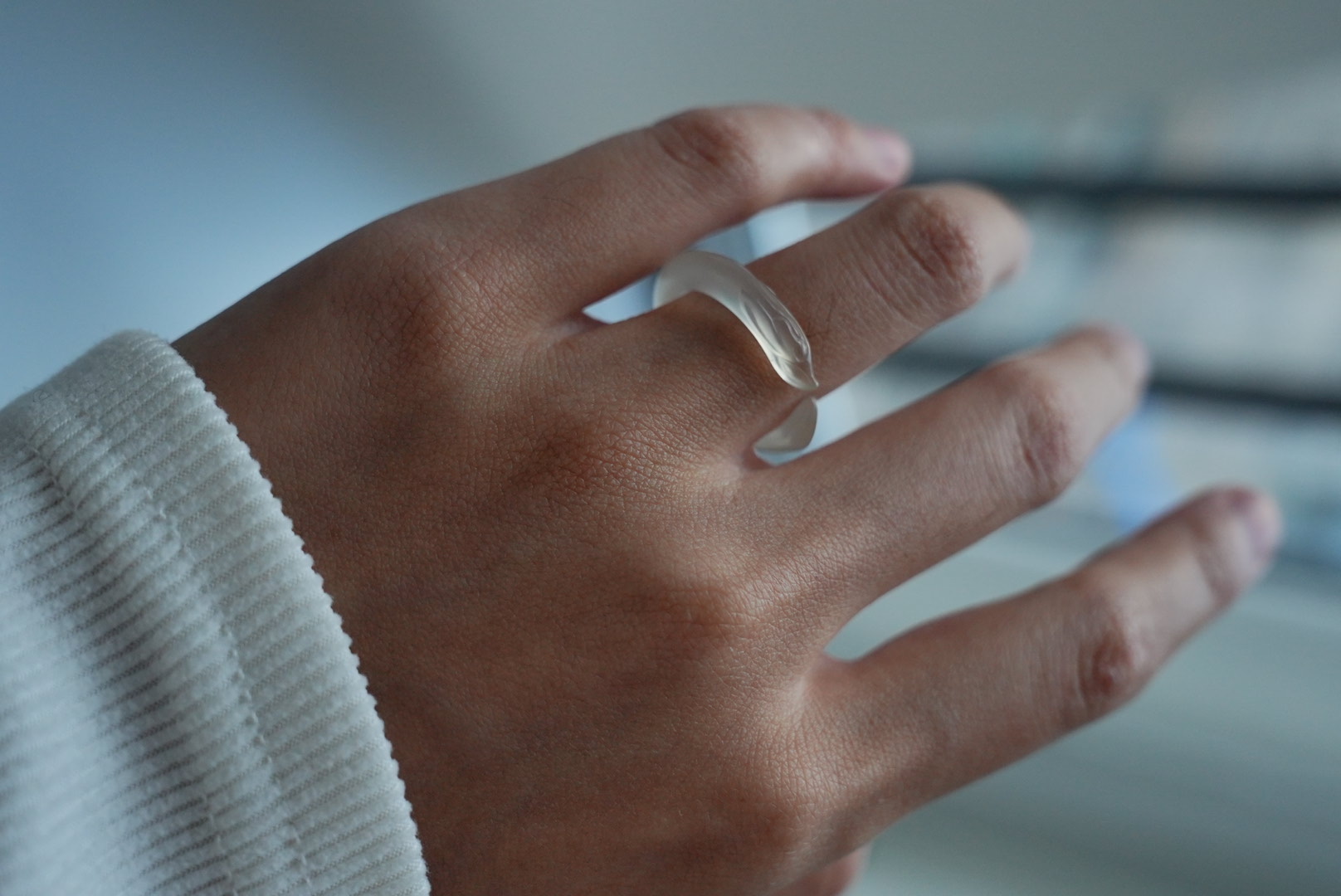 360-Degree Cabochon Agate Ring - Fox