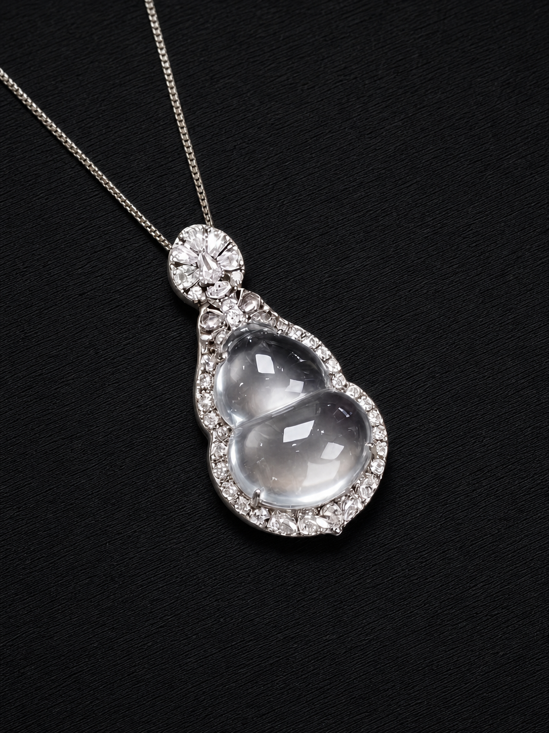 Agate Necklace-Exquisite Albite Jade 