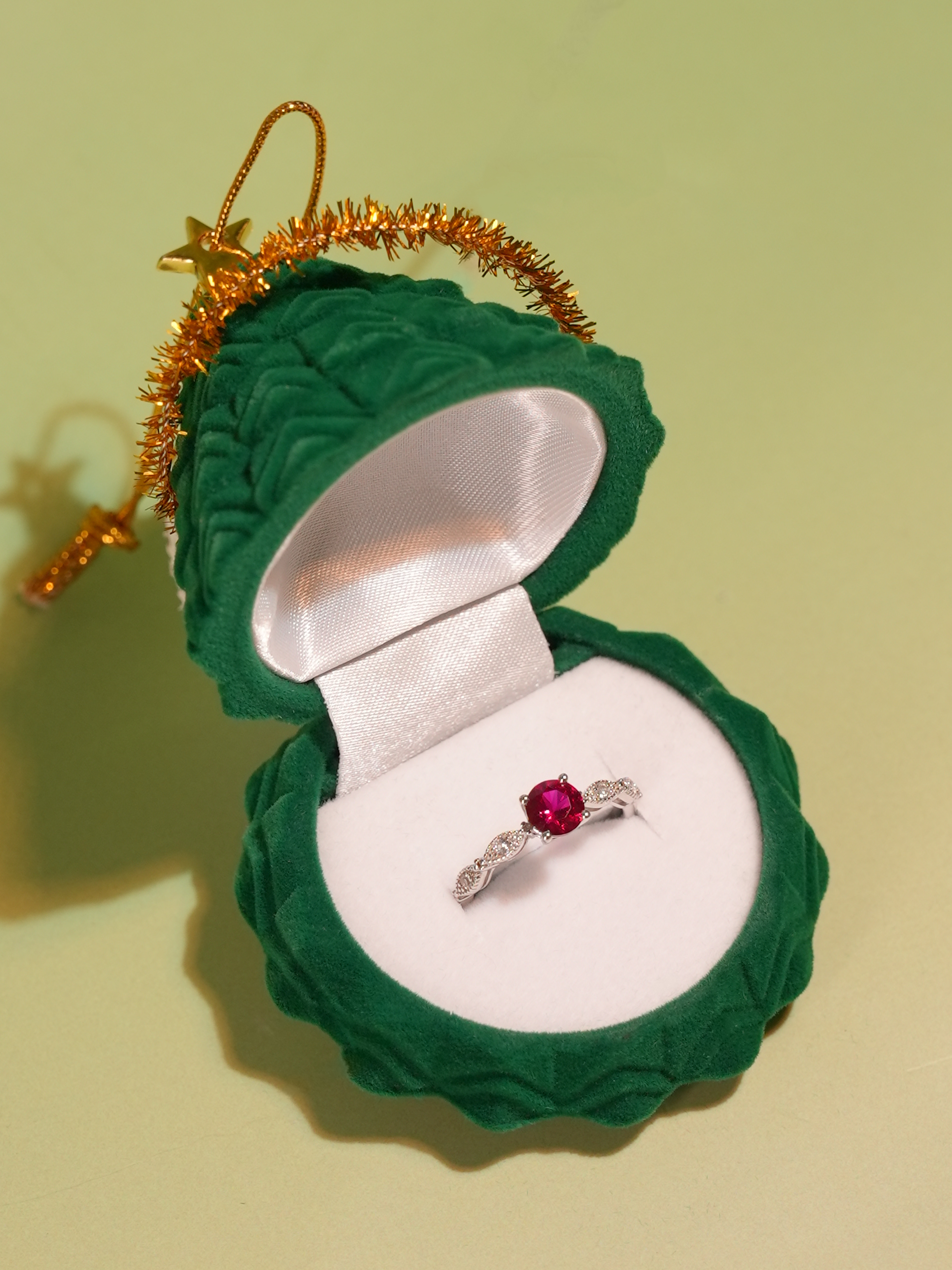  Christmas tree ring box