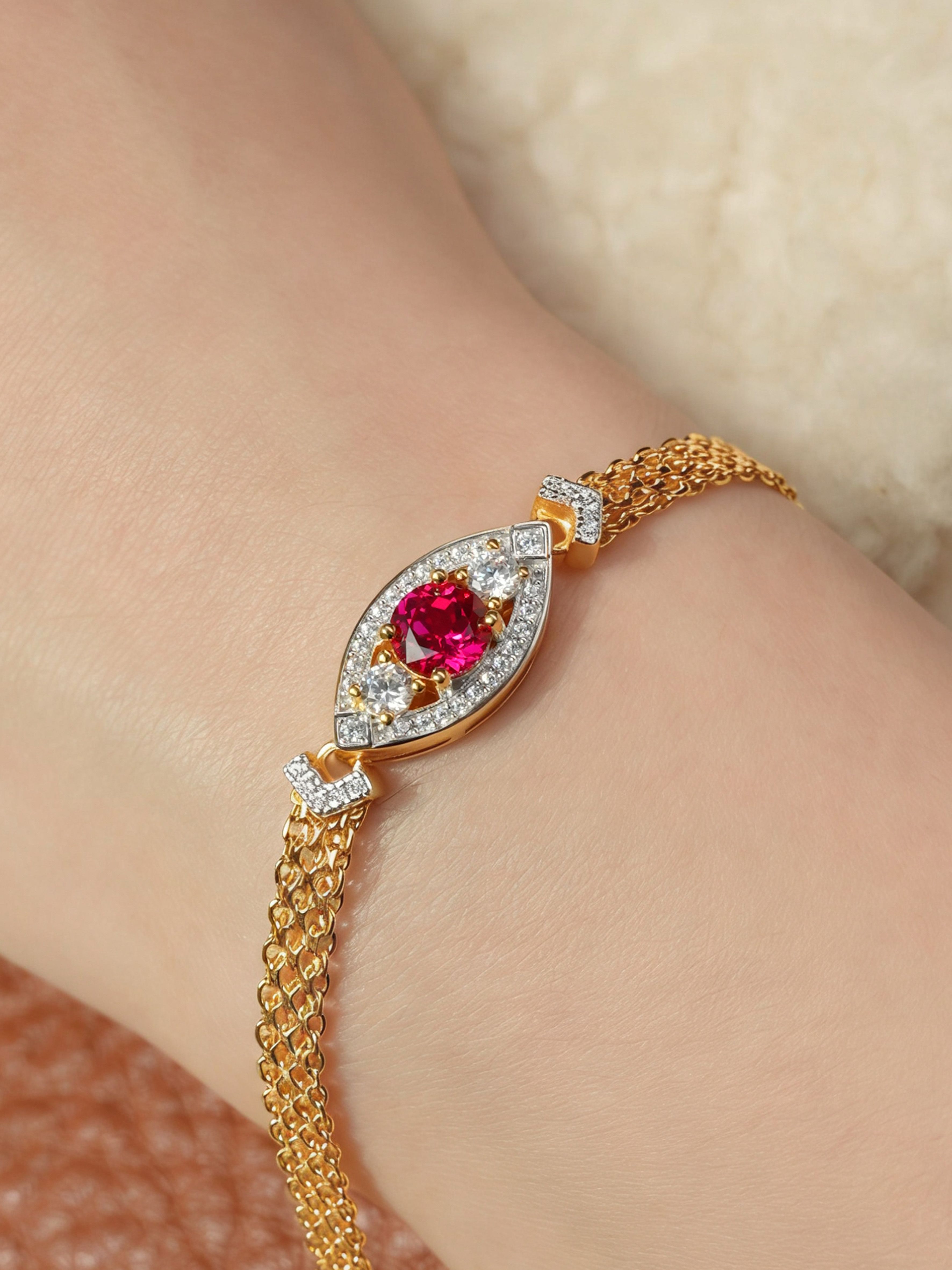 Ruby Bracelet - Blazing Heart's Eye