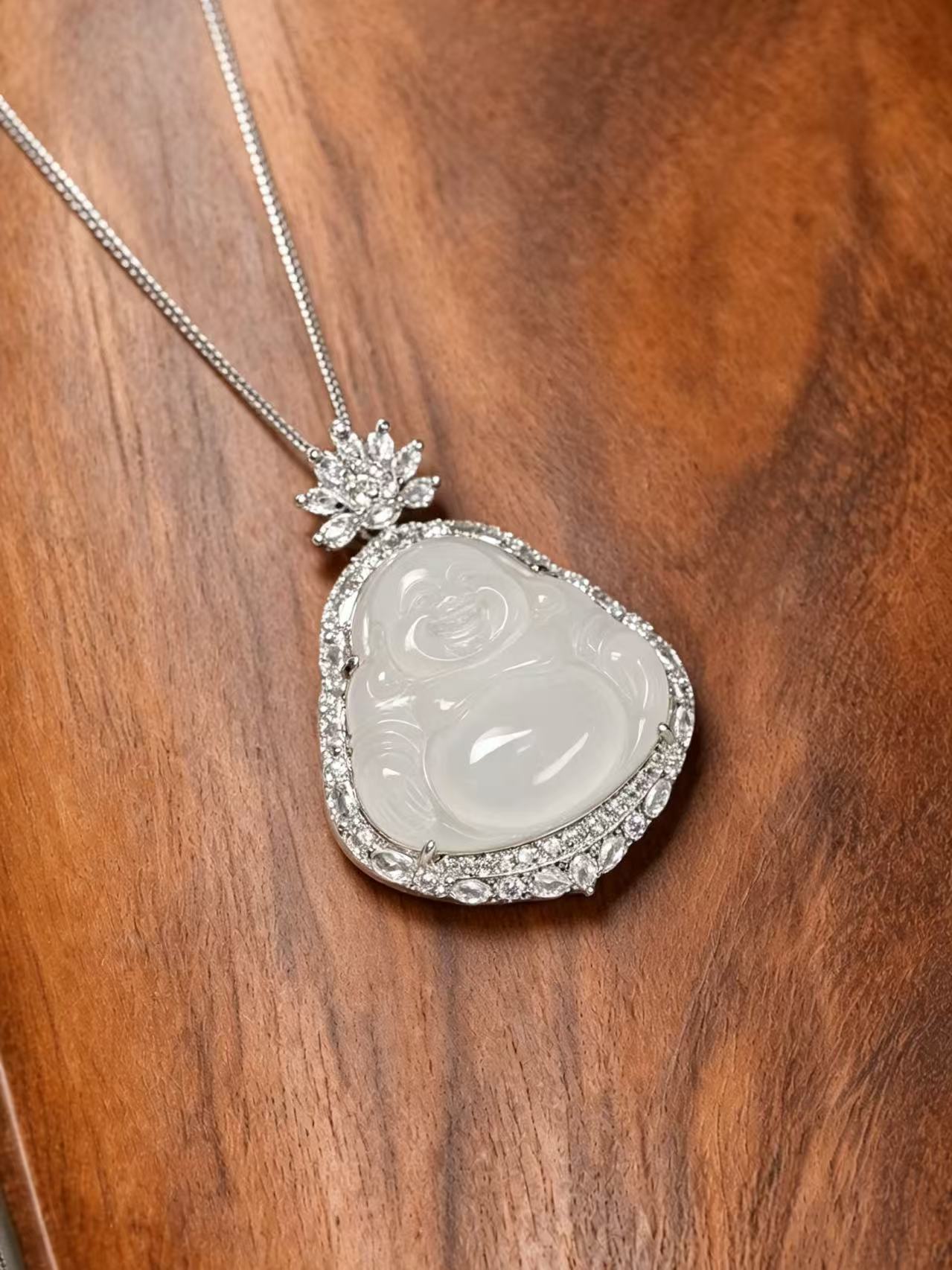 Chalcedony Necklace - Jade Soul's Zen Radiance