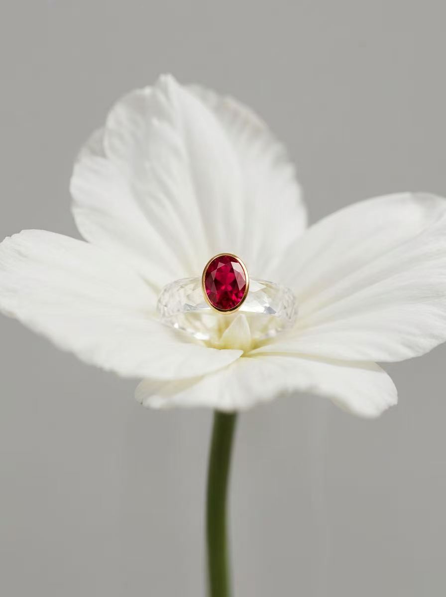 PRO 360-Degree Faceted White Sapphire Ring