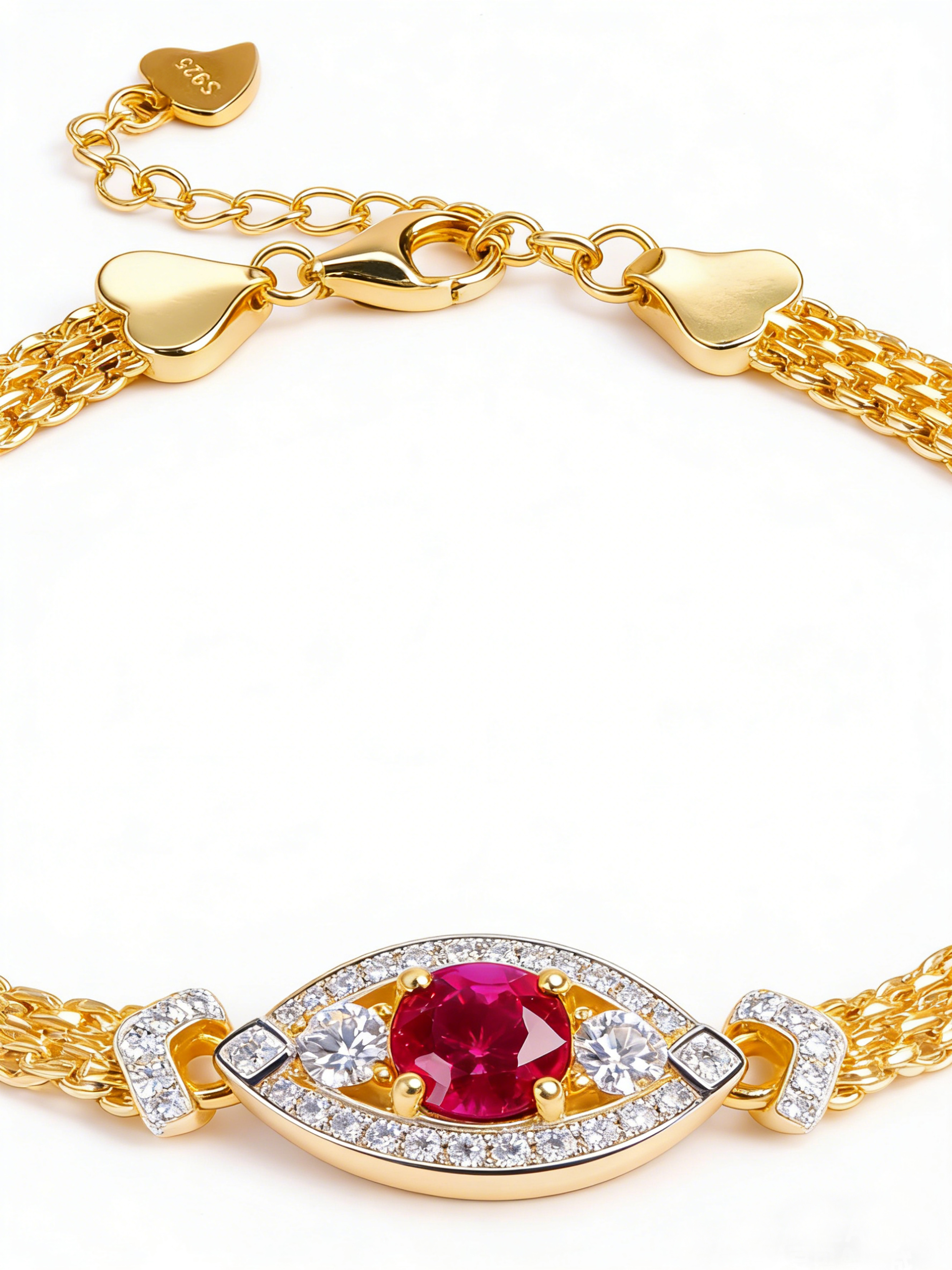 Ruby Bracelet - Blazing Heart's Eye