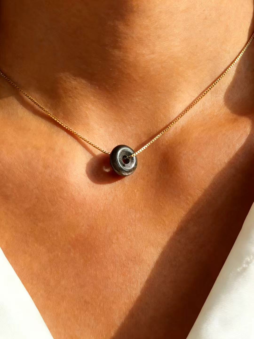 Circle of Wholeness - Golden obsidian