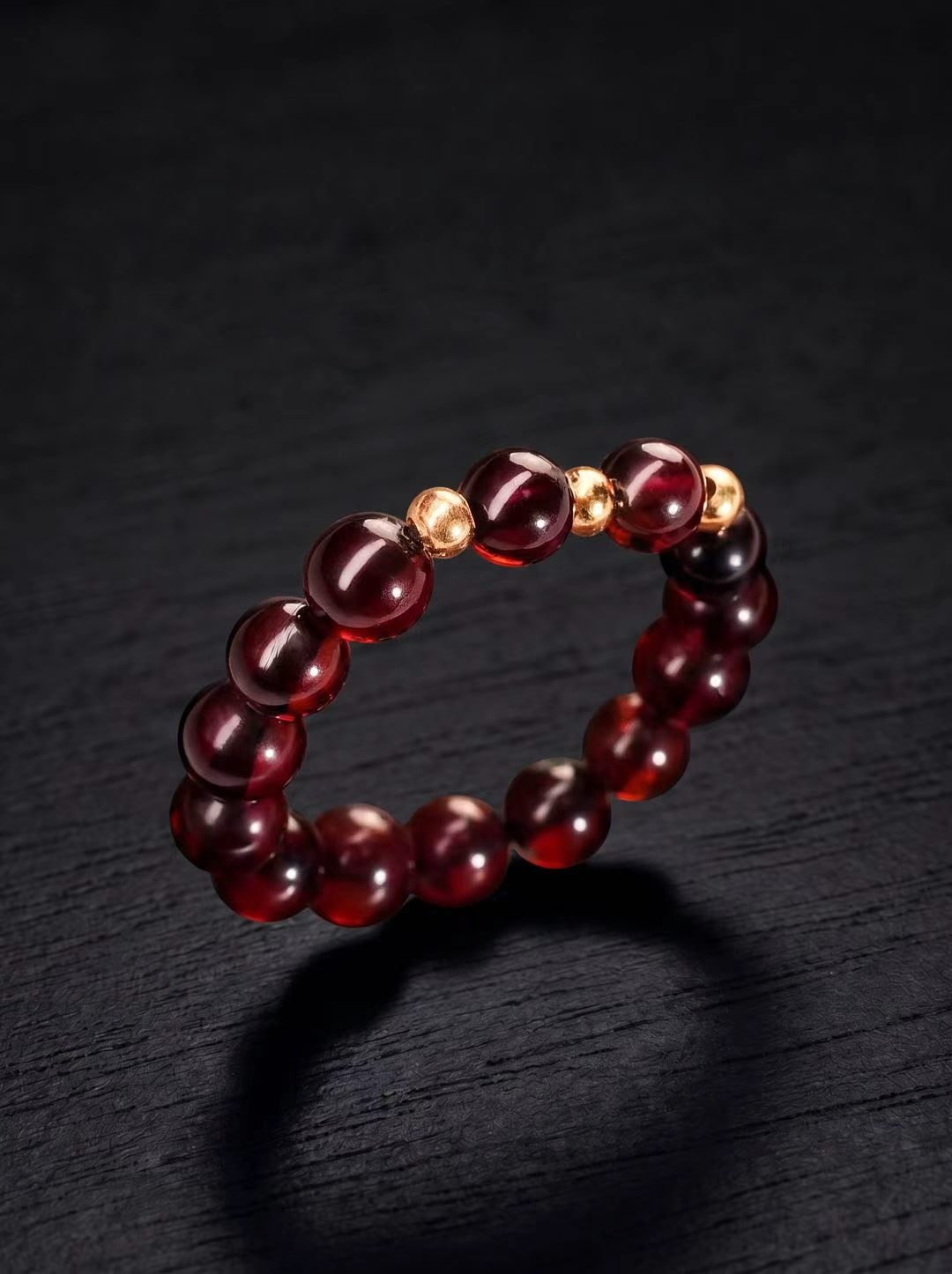 Blood Amber-Cherry Wine Ring