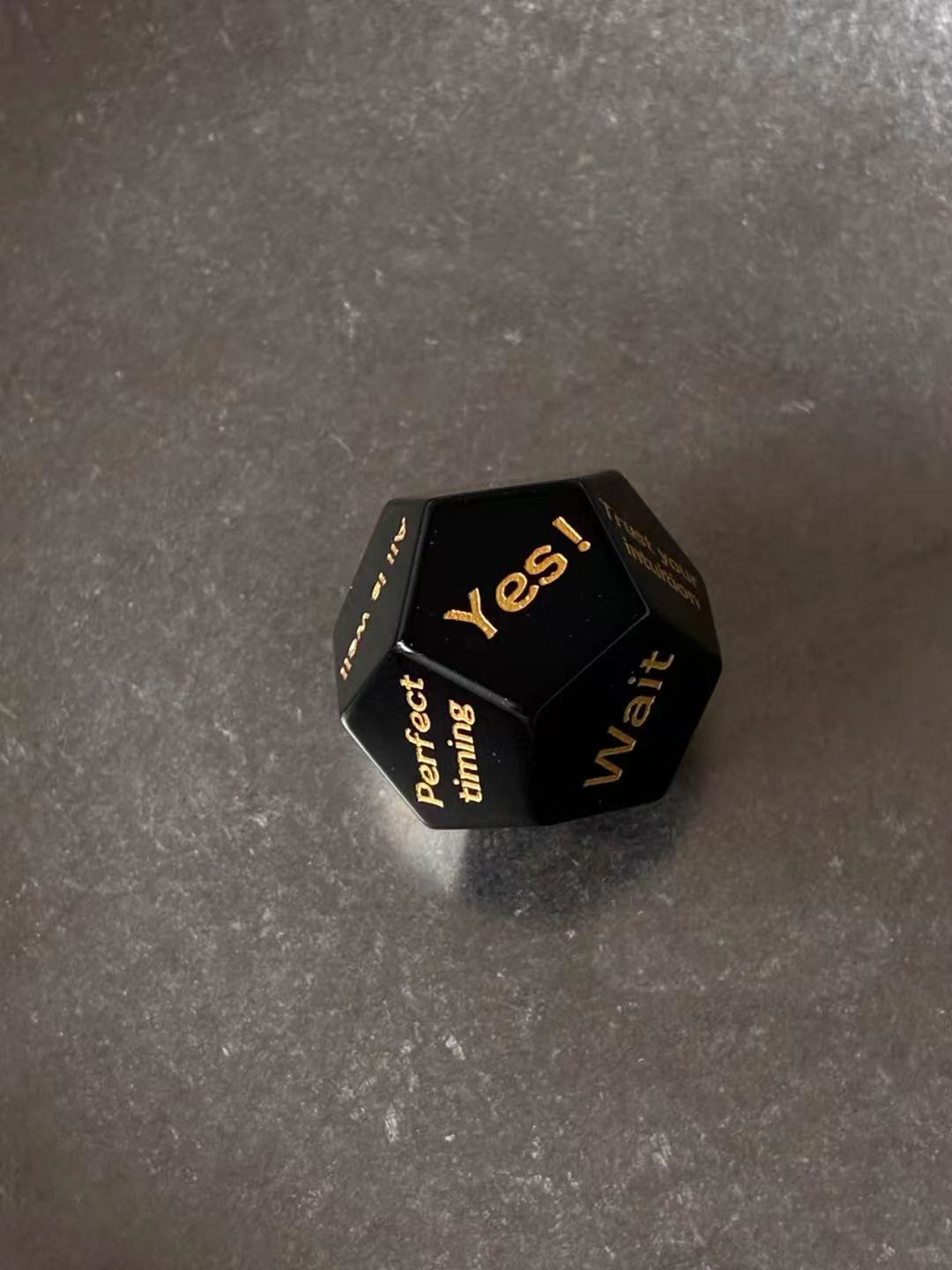 Dodecahedron Fancy Cut Clear Quartz  - Answer Dice