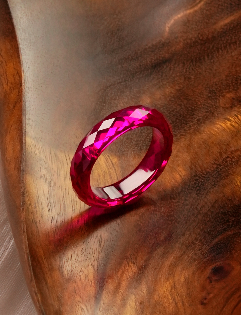 Immortal ruby - Solid faceted