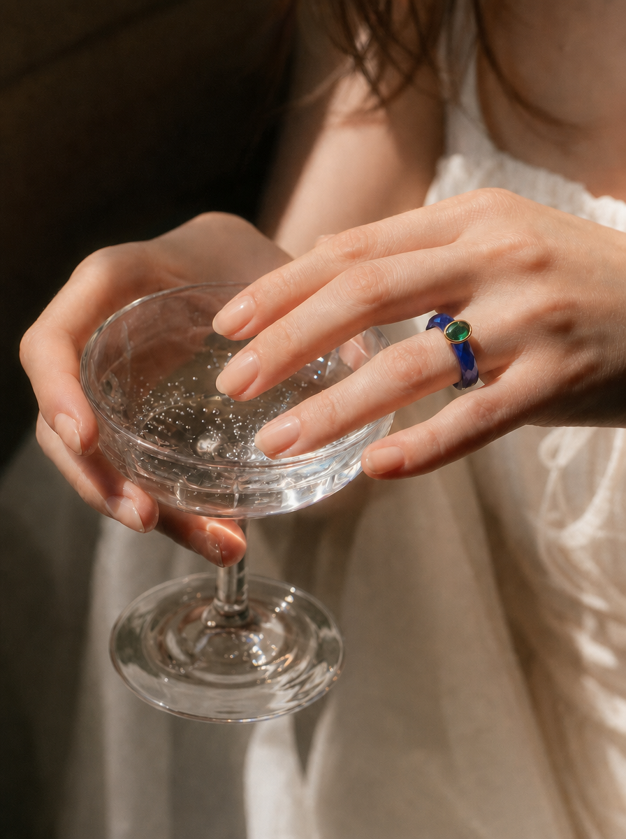 PRO 360-Degree Faceted Ryoal Sapphire Ring