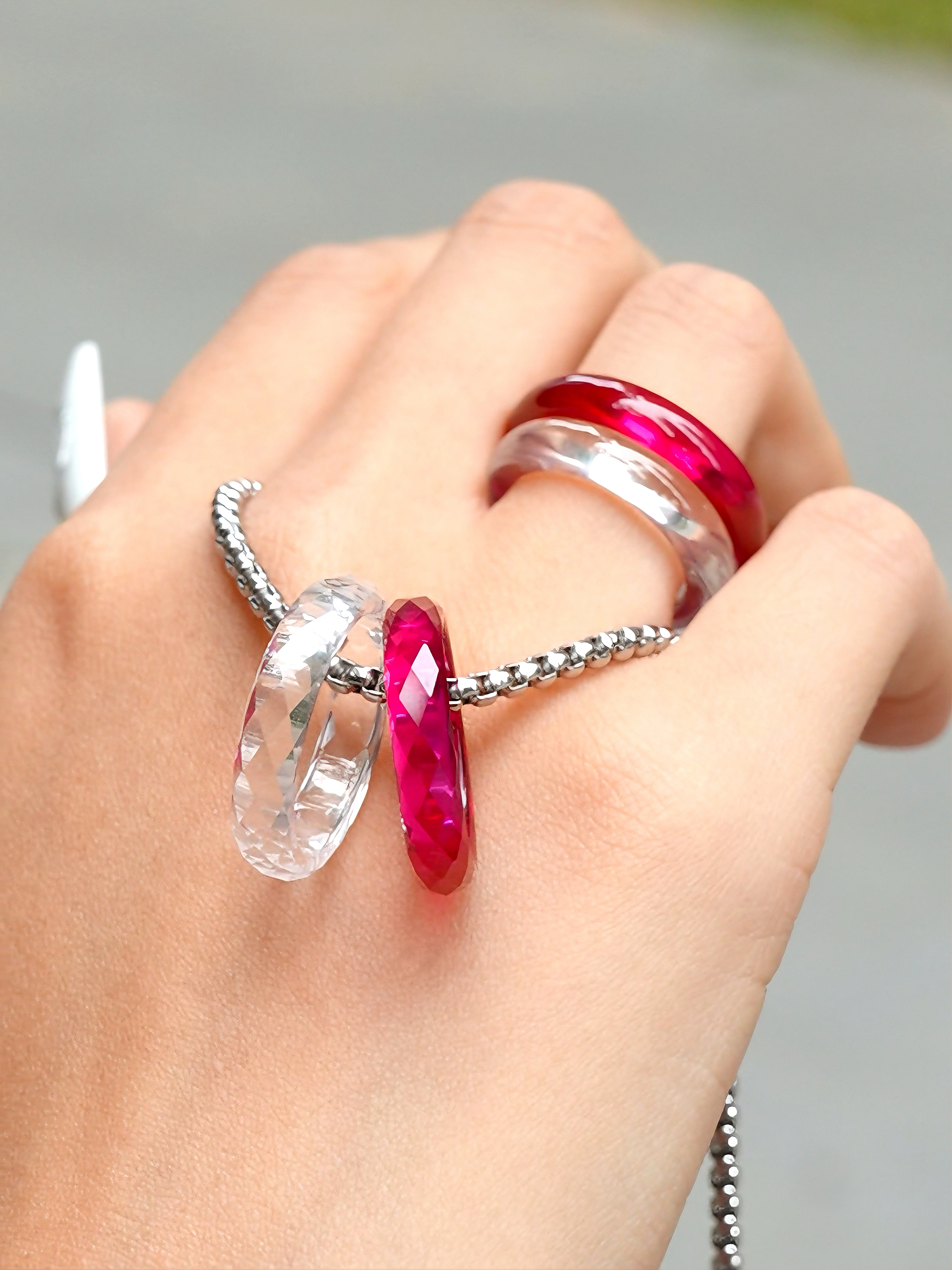 Immortal White Sapphire - Solid faceted