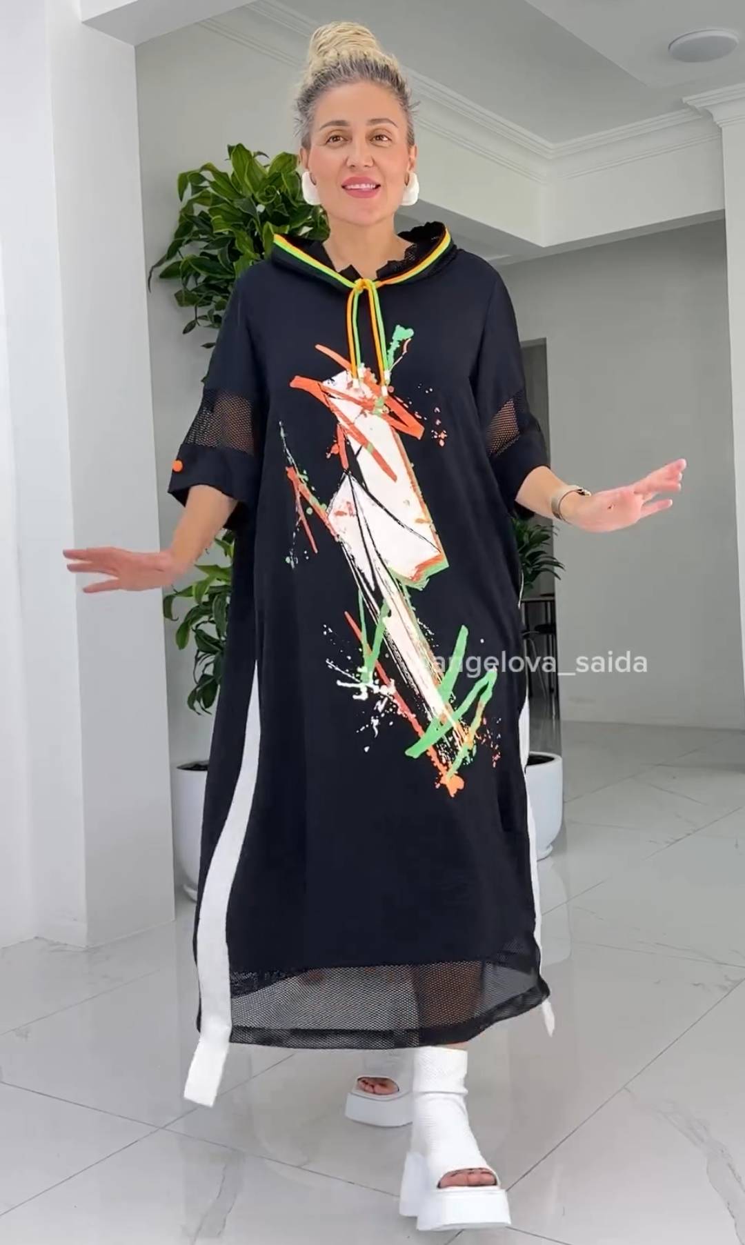 ✨【Kup 1, a 1 dostaniesz gratis】👗【S-5XL】Stylowa, wysokiej jakości sukienka z nadrukiem