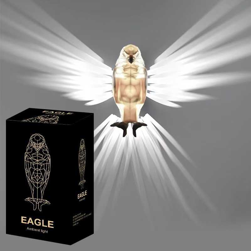 【Gorąca wyprzedaż】🤩 NOWA lampa ścienna Bald Eagle z pilotem