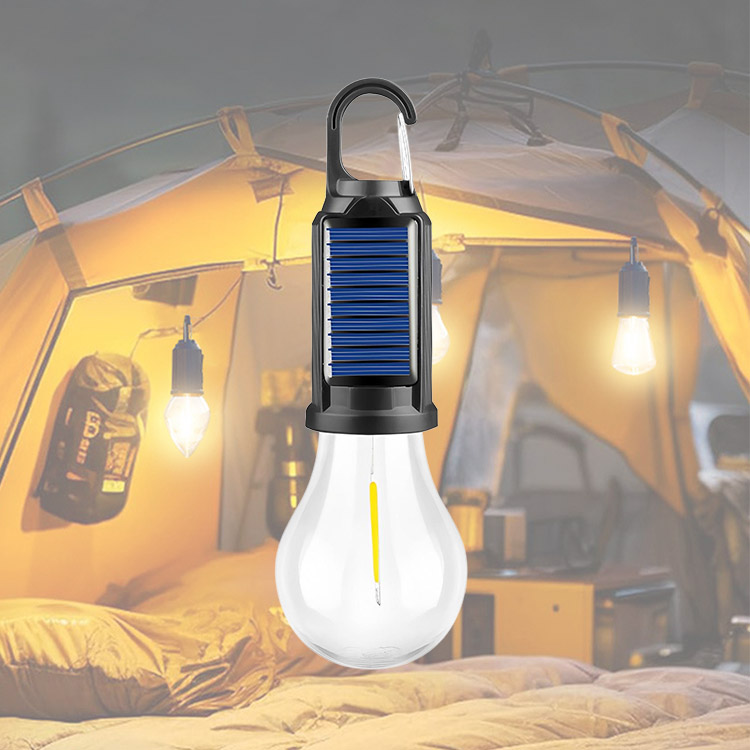 ☀️⚡Nowa lampa kempingowa ładowana energią słoneczną, wielofunkcyjne, przenośne oświetlenie nastrojowe.