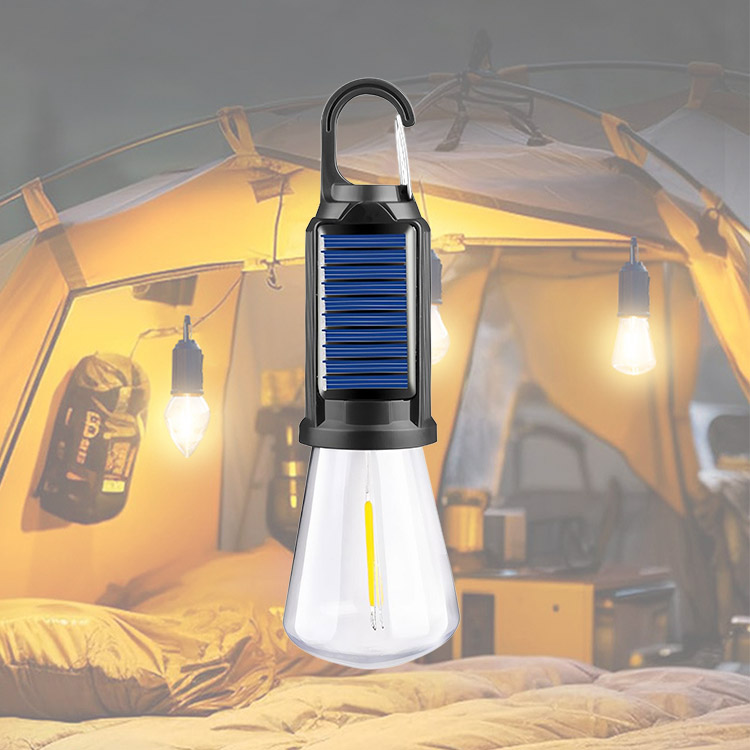 ☀️⚡Nowa lampa kempingowa ładowana energią słoneczną, wielofunkcyjne, przenośne oświetlenie nastrojowe.