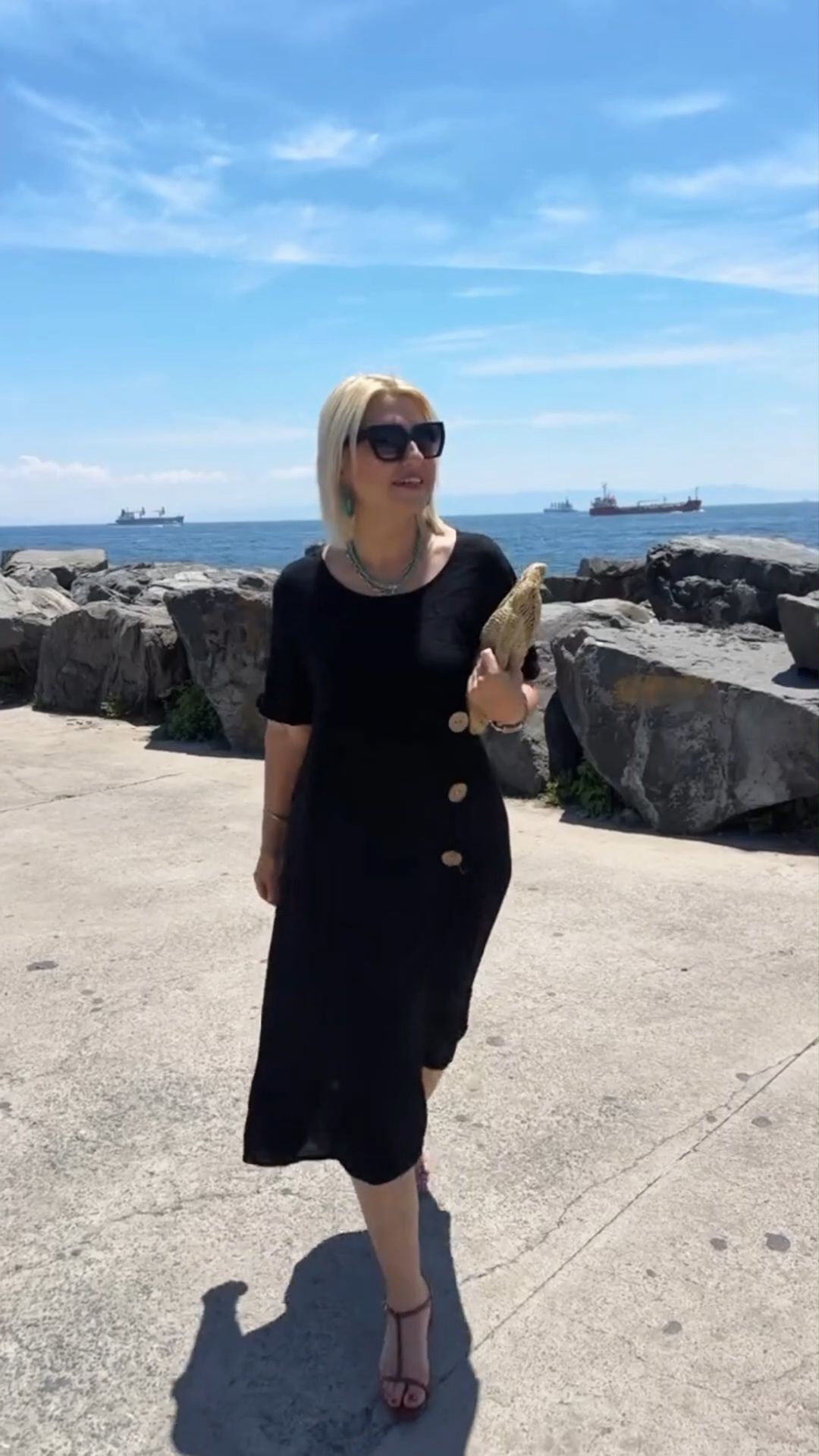 【S-5XL】👗 Modna bawełniana sukienka z okrągłym dekoltem