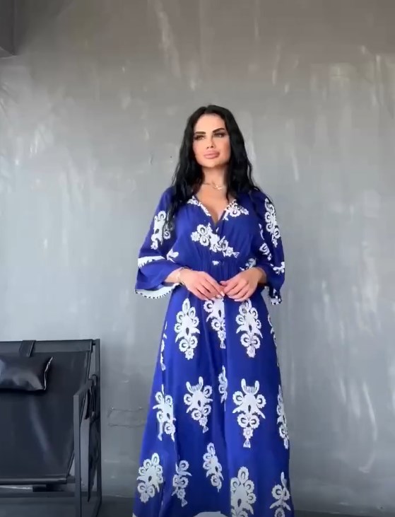 【💥Kup 1, a 1 dostaniesz gratis】【S-5XL】2025 Modna, dopasowana sukienka z nadrukiem