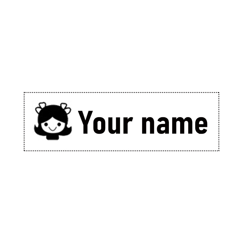 【测试品】Sello personalizado con el nombre de los niños: ¡se acabaron las cosas perdidas! (Tinta que no se desvanece incluida)