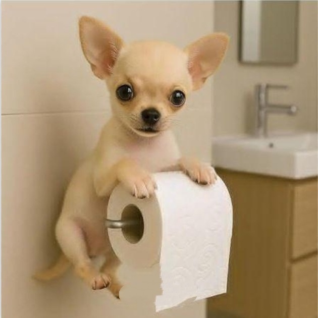 🐕【Kup 1, a drugi dostaniesz gratis】Uroczy uchwyt na papier toaletowy 