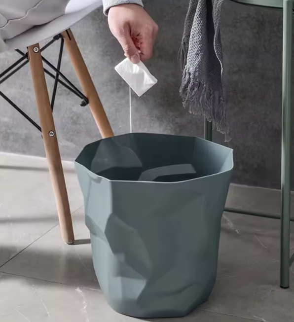 Creative irregular trash can bathroom trash basket household toilet trash can family trash can kitchen bathroom trash