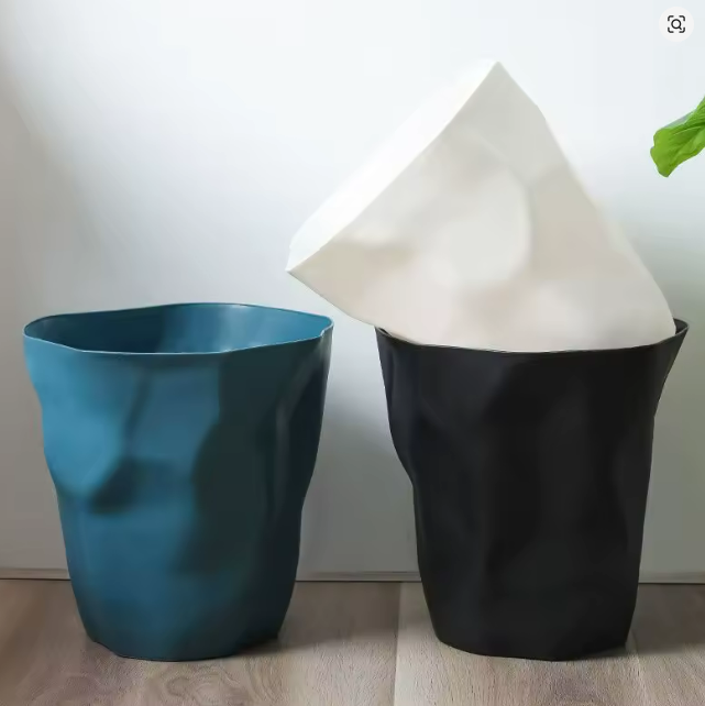 Creative irregular trash can bathroom trash basket household toilet trash can family trash can kitchen bathroom trash