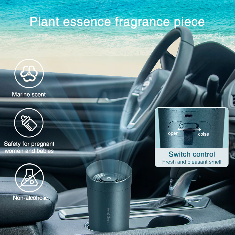 Eraclean CW-C01 Car Air Purifier Deodorization Sterilization New Upgraded Intelligent Clean Flavor Diffuser