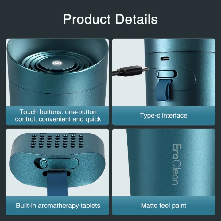 Eraclean CW-C01 Car Air Purifier Deodorization Sterilization New Upgraded Intelligent Clean Flavor Diffuser