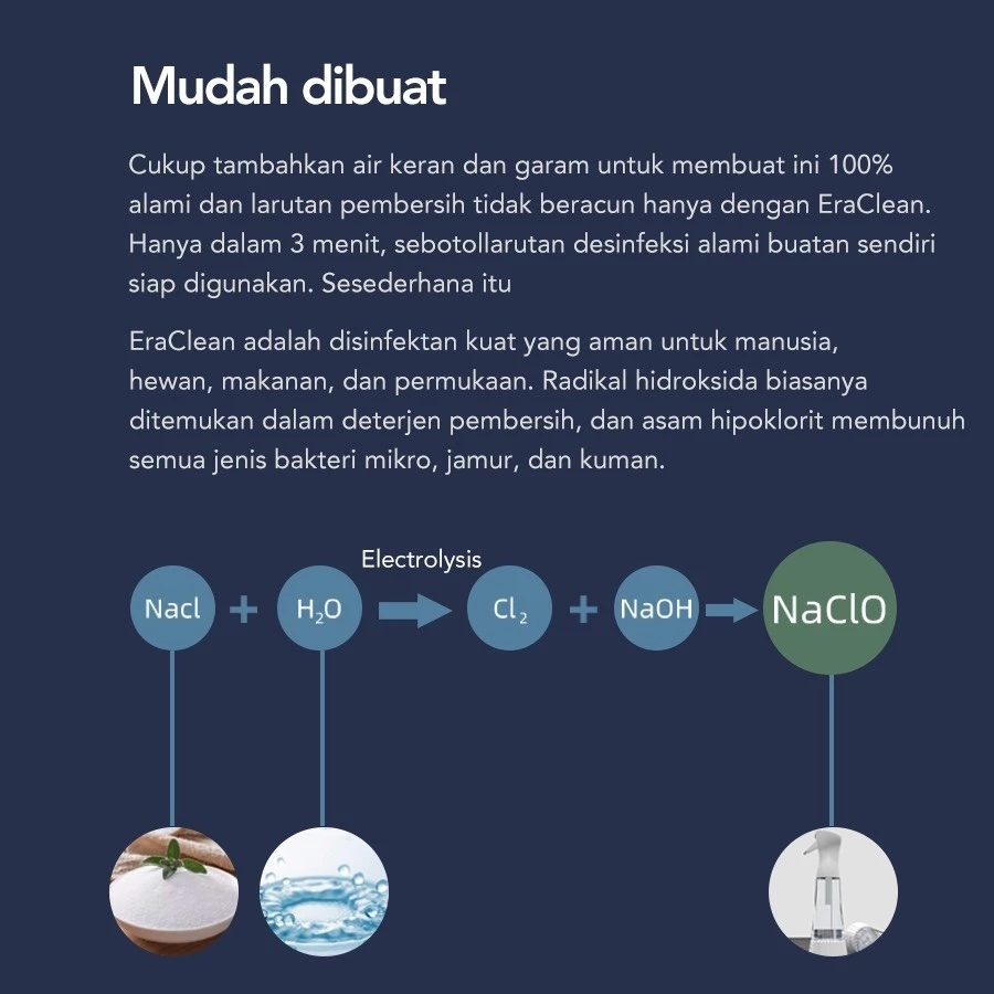 Disinfectant making machine