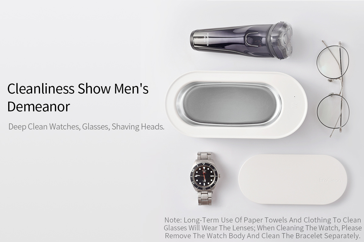 EraClean GA01 Ultrasonic Cleaning Machine 45000Hz High Frequency Vibration Type-C