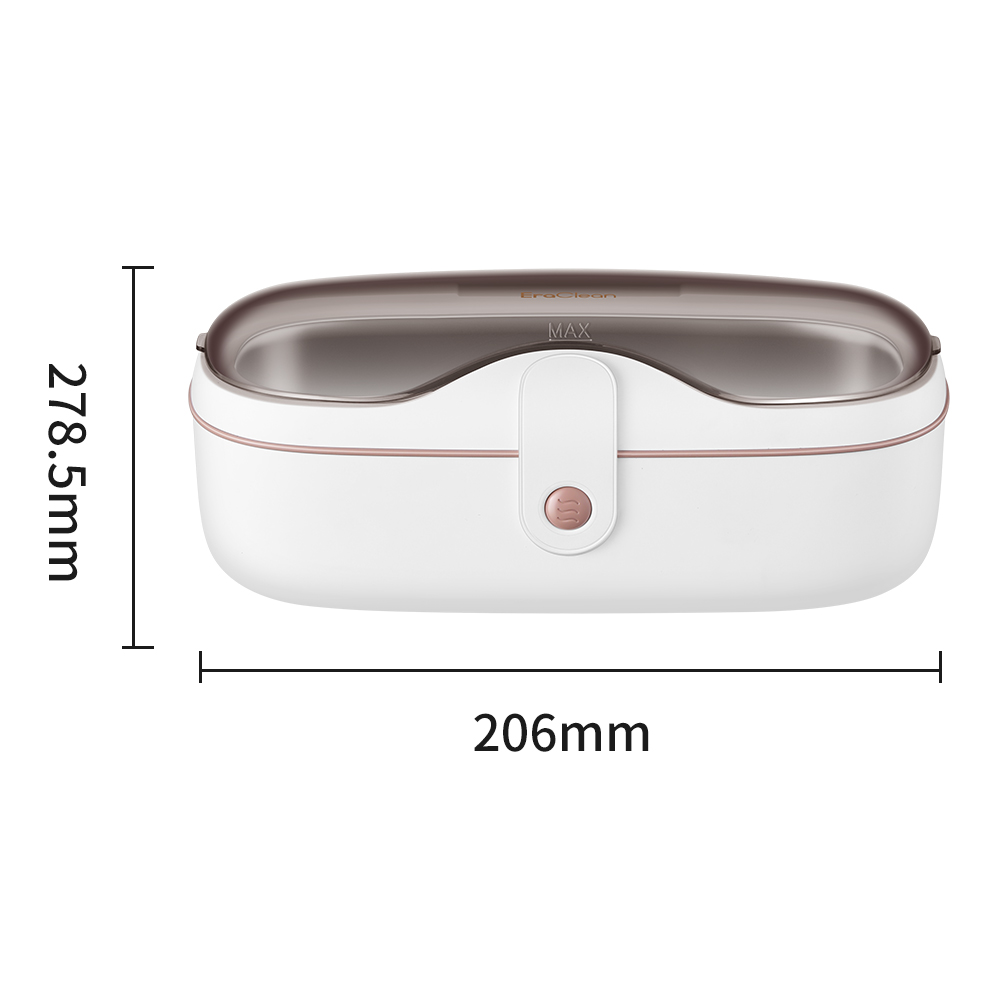 Fashion Transparent Top Cover 440ml Ultrasonic Cleaner For Jewelry Glasses Watches