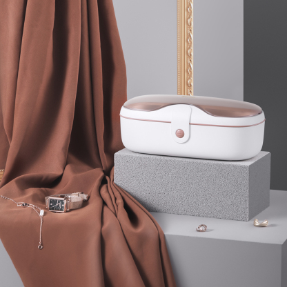 Fashion Transparent Top Cover 440ml Ultrasonic Cleaner For Jewelry Glasses Watches