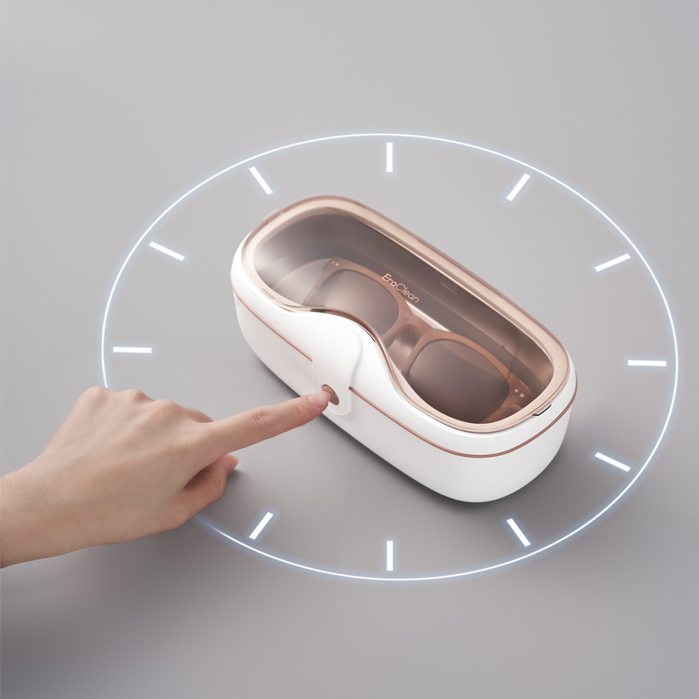 Fashion Transparent Top Cover 440ml Ultrasonic Cleaner For Jewelry Glasses Watches