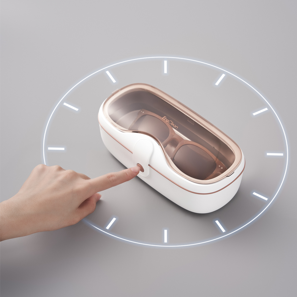 Fashion Transparent Top Cover 440ml Ultrasonic Cleaner For Jewelry Glasses Watches