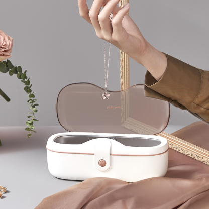 Fashion Transparent Top Cover 440ml Ultrasonic Cleaner For Jewelry Glasses Watches