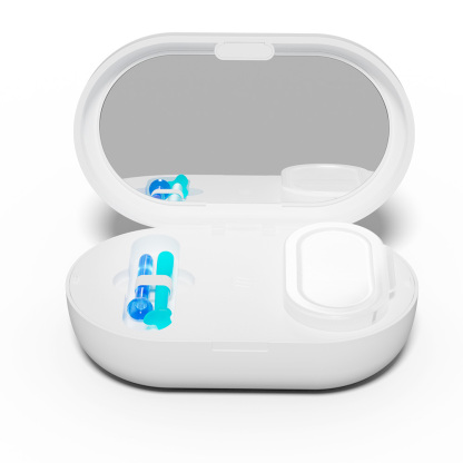 EraClean GM06 IPX7 Long Battery Life Lens Care Wireless Ortho-K Lens 220S Deep Cleaning Ultrasonic Cleaner