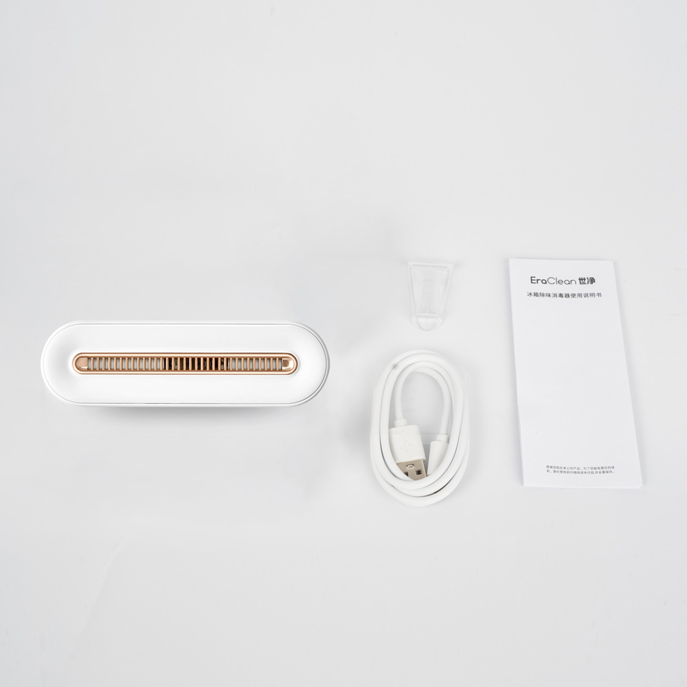 EraClean CW-B03 Fresh Air Ozone Refrigerator Purifier: Eradicate Odors with 99.99% Sterilization Odor Deodorizer