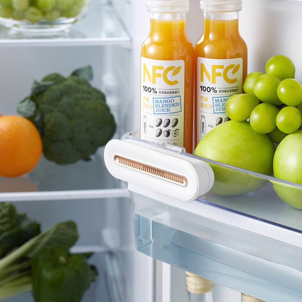 EraClean CW-B03 Fresh Air Ozone Refrigerator Purifier: Eradicate Odors with 99.99% Sterilization Odor Deodorizer