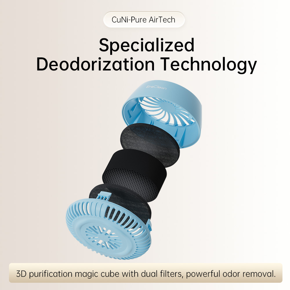 EraClean BM03 Composite Catalytic Material Antibacterial Rate 99.99% ABS Recyclable Cold Catalyst Odor Eliminator