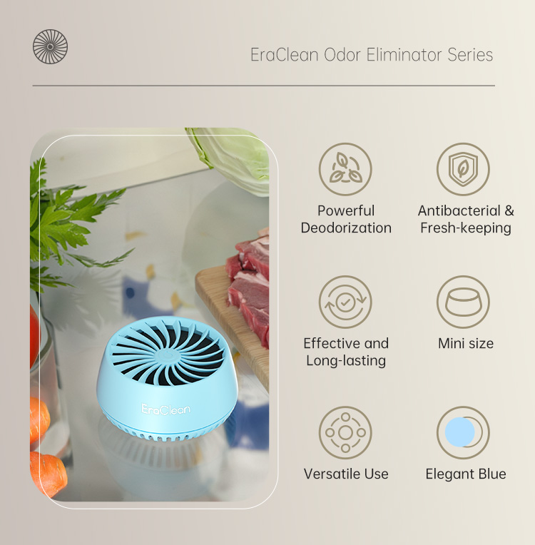 EraClean BM03 Composite Catalytic Material Antibacterial Rate 99.99% ABS Recyclable Cold Catalyst Odor Eliminator