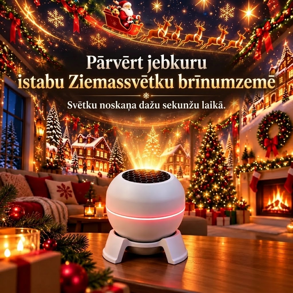 ⌛ Pēdējā diena, lai ietaupītu 49% – 🎅🎄 Ziemassvētku maģiskā projektora lampa – Atdzīviniet svētku ainas