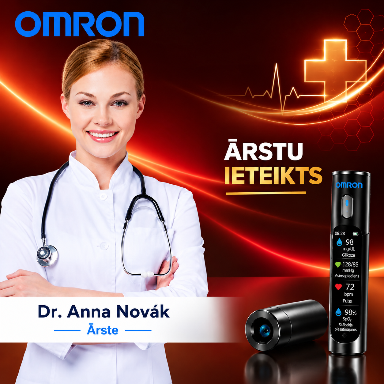 🚀 Omron Healthcare izrāviens 2027. gadā 🔥 Jaunākā viedā, neinvazīvā glikozes līmeņa mērīšanas ierīce — ar 99,9% precizitāti.