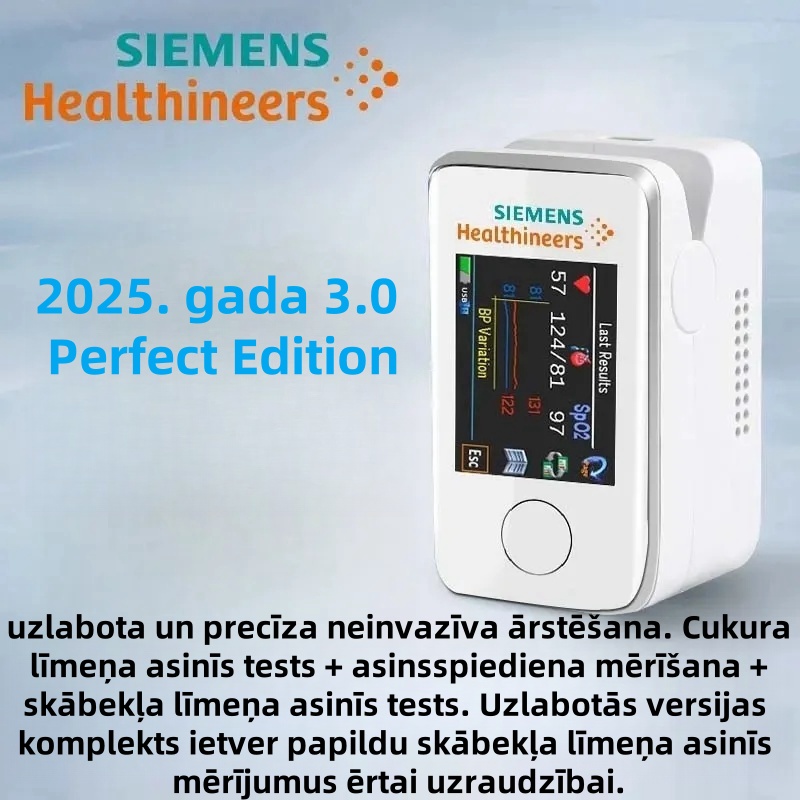 🔍 Ātra un vienkārša cukura līmeņa asinīs kontrole bez adatām