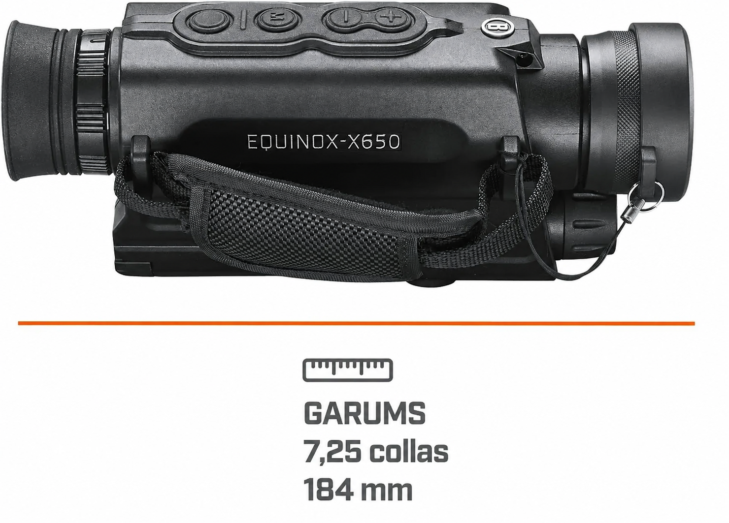 【Īpašais piedāvājums】 Bushnell EX650 digitālais nakts redzamības monokulārs Equinox X650 5 x 32 mm