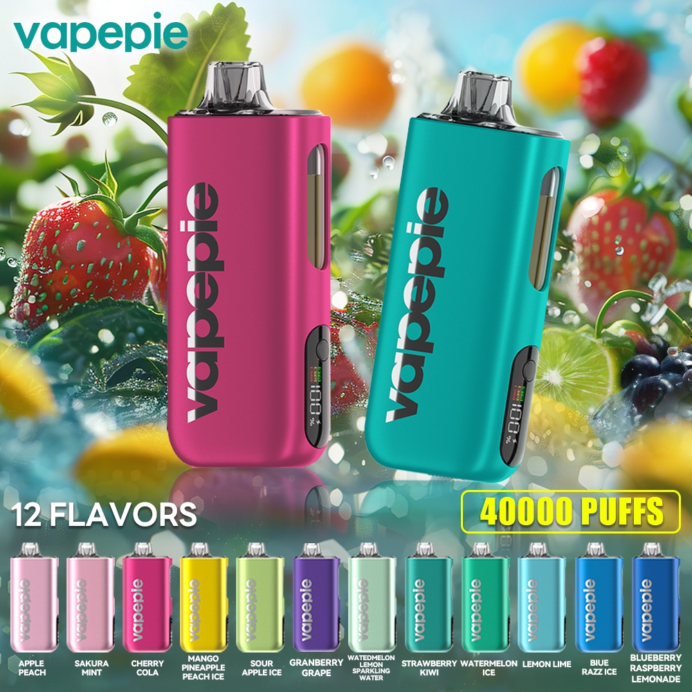 ⭐Ügyfeleink kedvence⭐3 db🔥VAPEPIE Max 40000 PUFFS - 💥A világ első ultra vékony Vape-ja nagy kapacitással💥