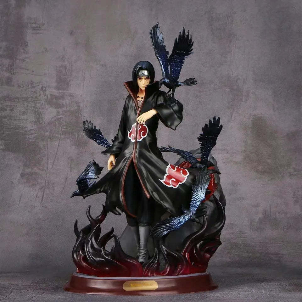 29cm Naruto Crow Hall Itachi GK Uchiha Itachi Statue Anime Figures