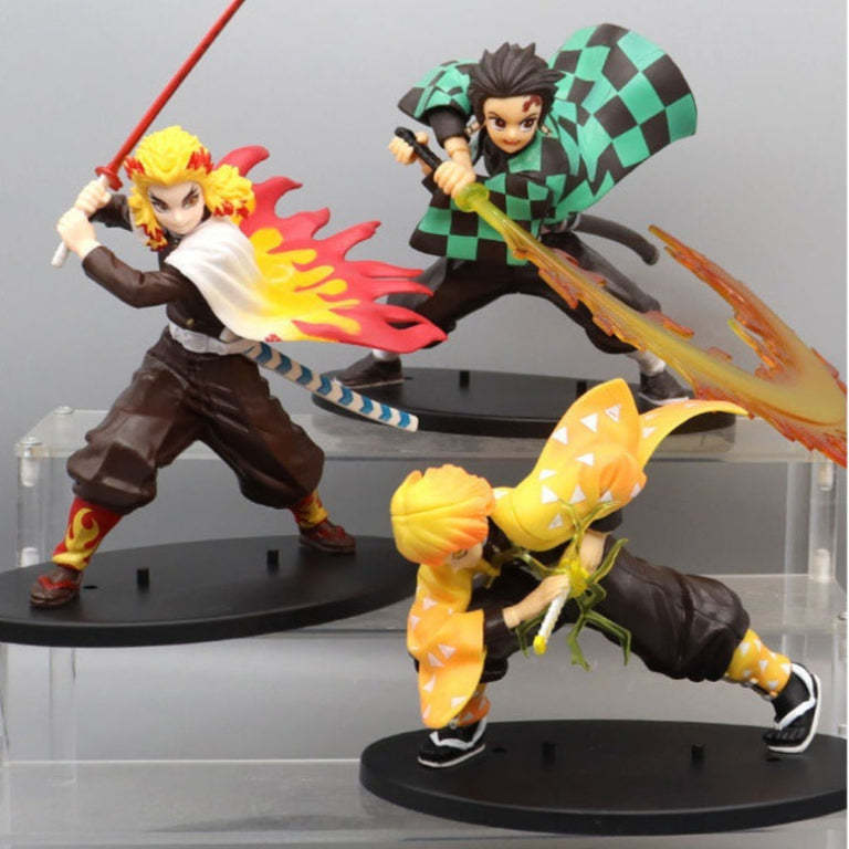 Tanjirou Agatsuma Zenitsu Kyoujurou Anime Model  Action Figure
