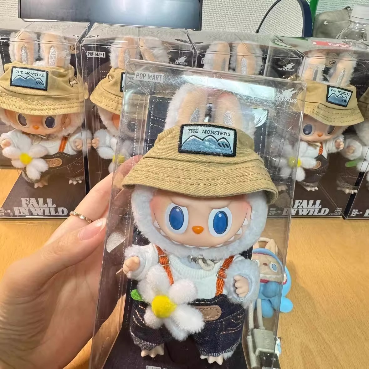 High quality Labubu labubu spring wild plush doll zimomo pendant doll