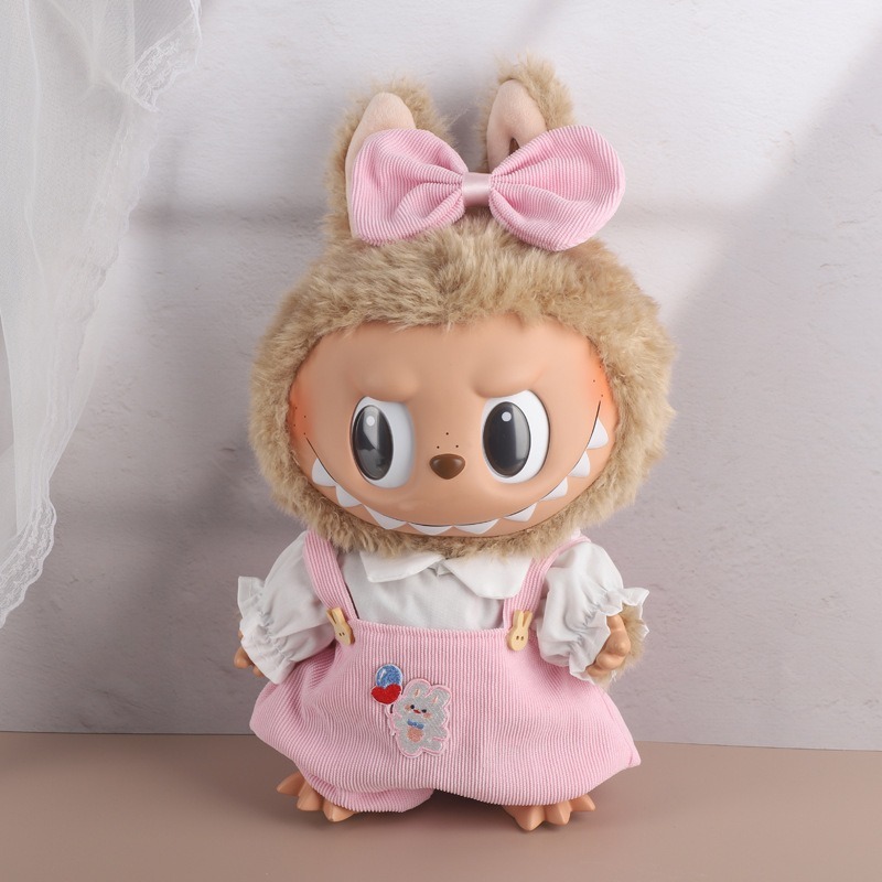 POPMART LABUBU vinyl doll plush LABUBU ornaments trendy toy doll gift baby clothes