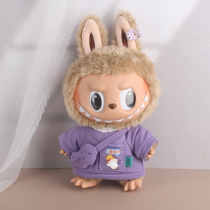 POPMART LABUBU vinyl doll plush LABUBU ornaments trendy toy doll gift baby clothes
