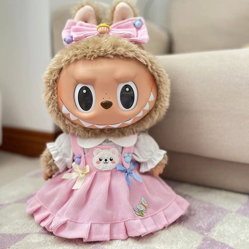 POPMART LABUBU vinyl doll plush LABUBU ornaments trendy toy doll gift baby clothes