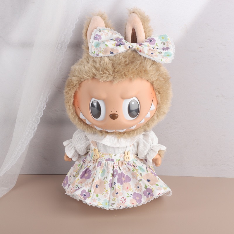POPMART LABUBU vinyl doll plush LABUBU ornaments trendy toy doll gift baby clothes
