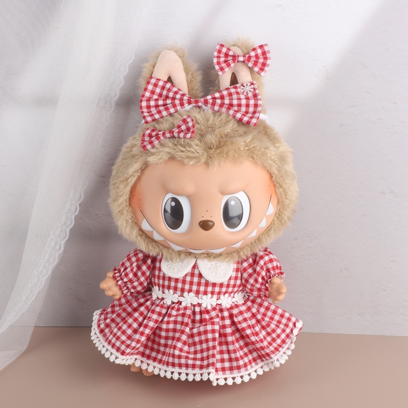 POPMART LABUBU vinyl doll plush LABUBU ornaments trendy toy doll gift baby clothes